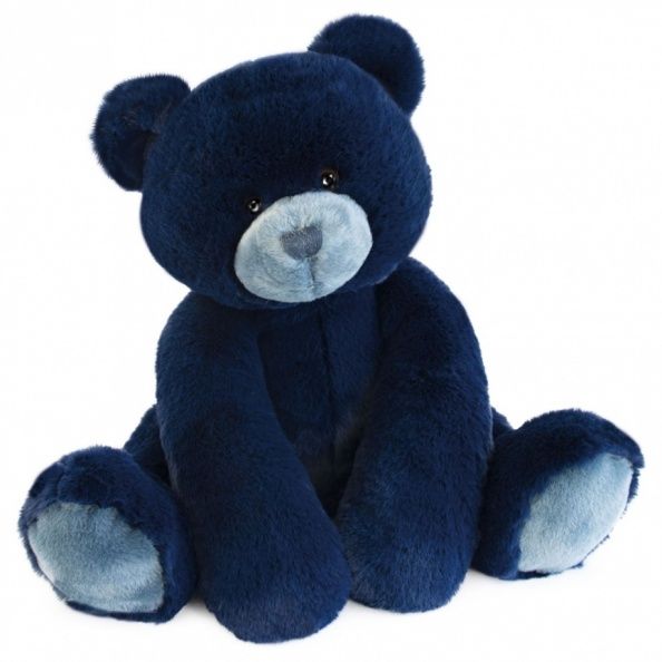 - soft toy bear oscar dark blue 35 cm 